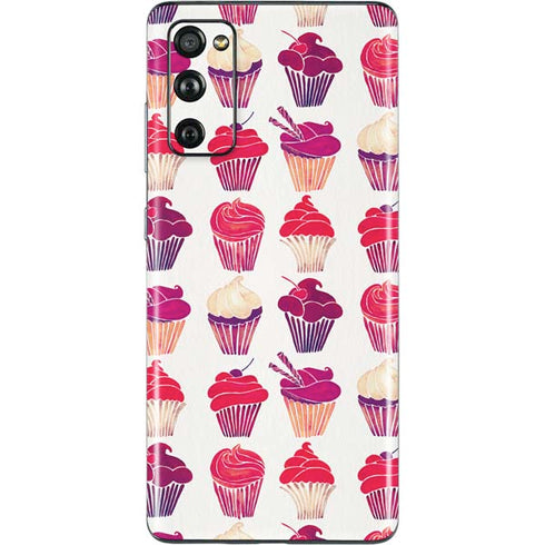 Cat Coq Cupcakes Galaxy S20 Fan Edition Skin